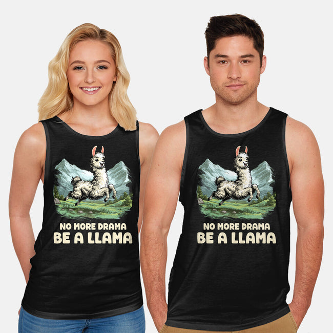 Drama Llama-Unisex-Basic-Tank-GoshWow