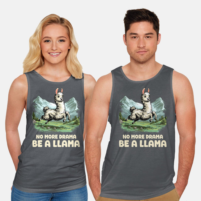 Drama Llama-Unisex-Basic-Tank-GoshWow