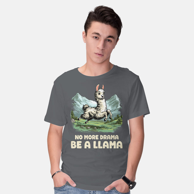 Drama Llama-Mens-Basic-Tee-GoshWow