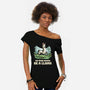 Drama Llama-Womens-Off Shoulder-Tee-GoshWow