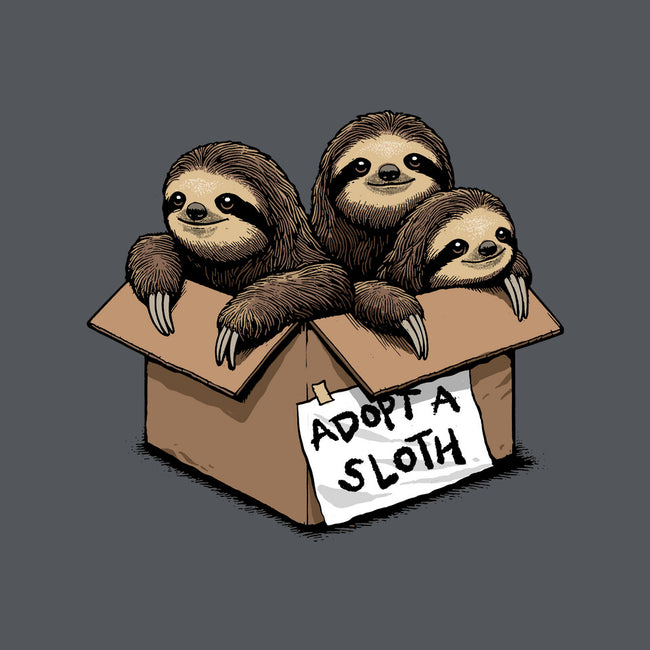 Adopt A Sloth-Womens-Fitted-Tee-GoshWow