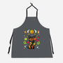 Summer Black Cat-Unisex-Kitchen-Apron-JamesQJO