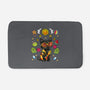 Summer Black Cat-None-Memory Foam-Bath Mat-JamesQJO