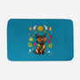 Summer Black Cat-None-Memory Foam-Bath Mat-JamesQJO