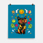 Summer Black Cat-None-Matte-Poster-JamesQJO