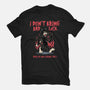 Black Cat Rules-Womens-Fitted-Tee-alfbocreative