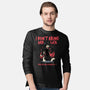 Black Cat Rules-Mens-Long Sleeved-Tee-alfbocreative