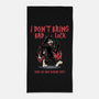 Black Cat Rules-None-Beach-Towel-alfbocreative