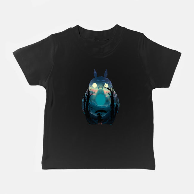 Finding Totoro-Baby-Basic-Tee-alfbocreative