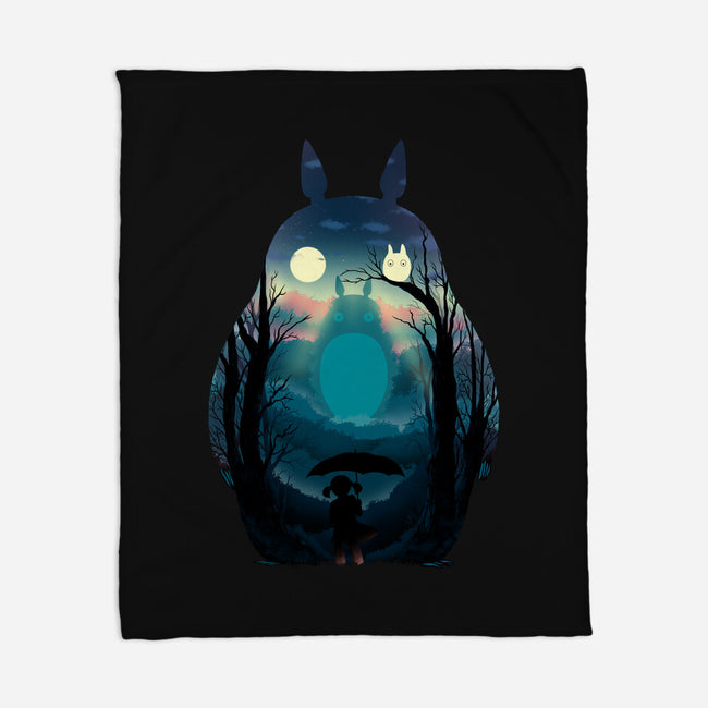 Finding Totoro-None-Fleece-Blanket-alfbocreative