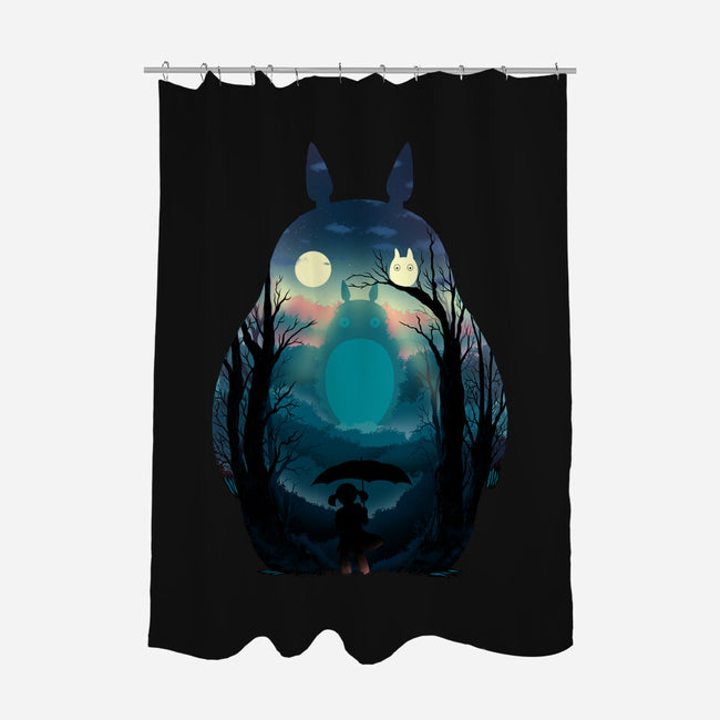 Finding Totoro-None-Polyester-Shower Curtain-alfbocreative