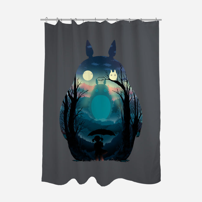 Finding Totoro-None-Polyester-Shower Curtain-alfbocreative