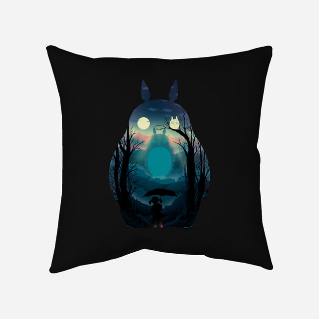 Finding Totoro-None-Removable Cover-Throw Pillow-alfbocreative