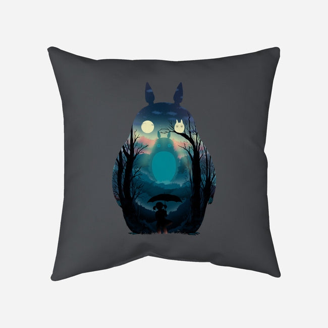 Finding Totoro-None-Removable Cover-Throw Pillow-alfbocreative