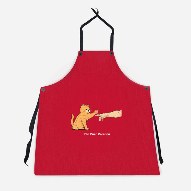 The Purr Creation-Unisex-Kitchen-Apron-alfbocreative