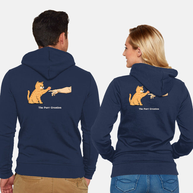 The Purr Creation-Unisex-Zip-Up-Sweatshirt-alfbocreative