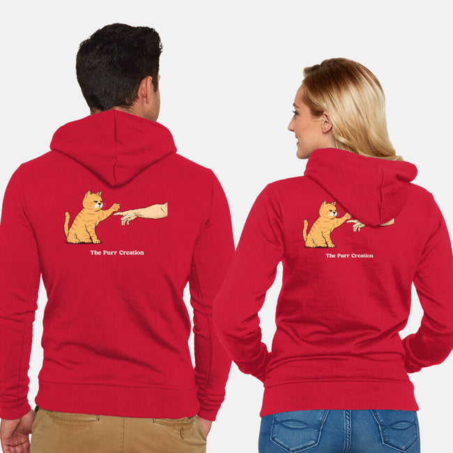 The Purr Creation-Unisex-Zip-Up-Sweatshirt-alfbocreative