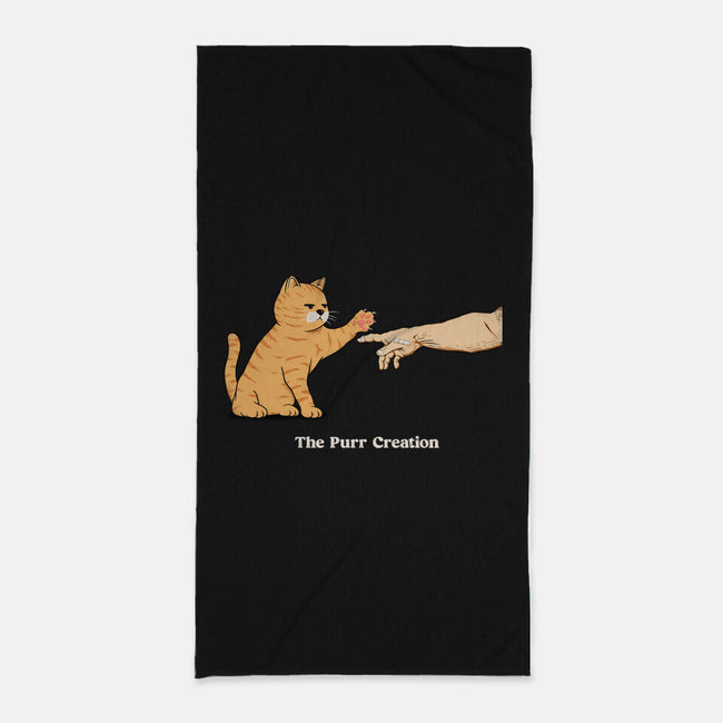 The Purr Creation-None-Beach-Towel-alfbocreative