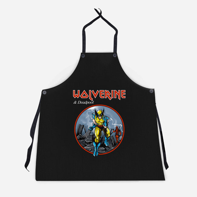 Iron Duo-Unisex-Kitchen-Apron-sin9lefighter