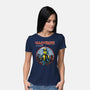 Iron Duo-Womens-Basic-Tee-sin9lefighter