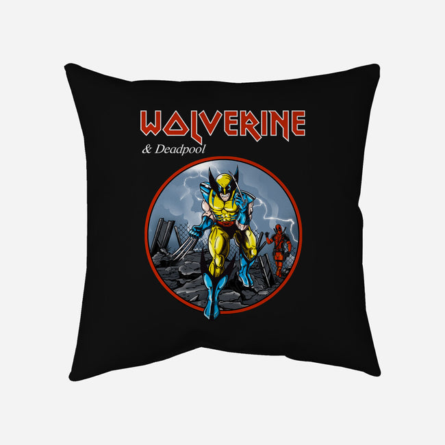 Iron Duo-None-Removable Cover-Throw Pillow-sin9lefighter