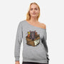 Adopt A Pest-Womens-Off Shoulder-Sweatshirt-Betmac