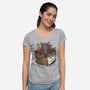 Adopt A Pest-Womens-V-Neck-Tee-Betmac