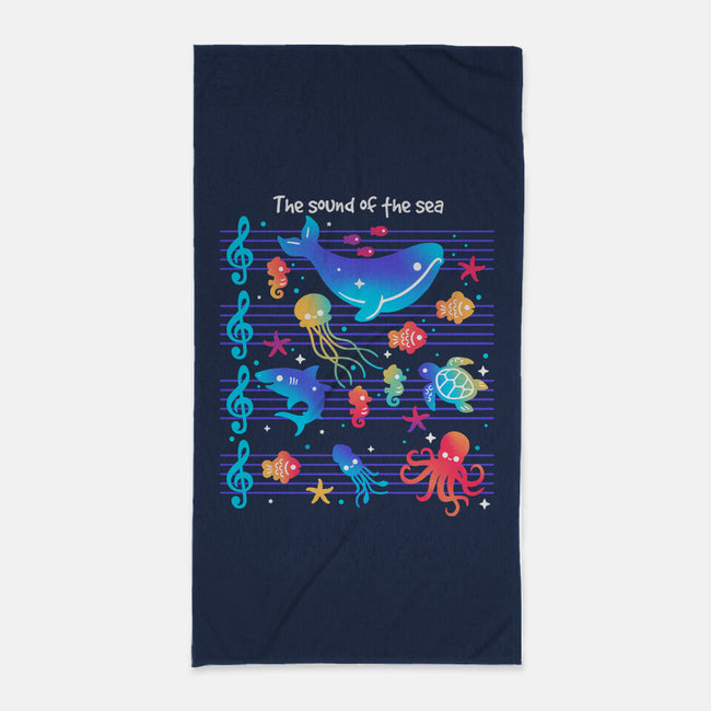 The Sound Of The Sea-None-Beach-Towel-NemiMakeit