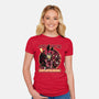 Radio Demon Entertainment-Womens-Fitted-Tee-Studio Mootant