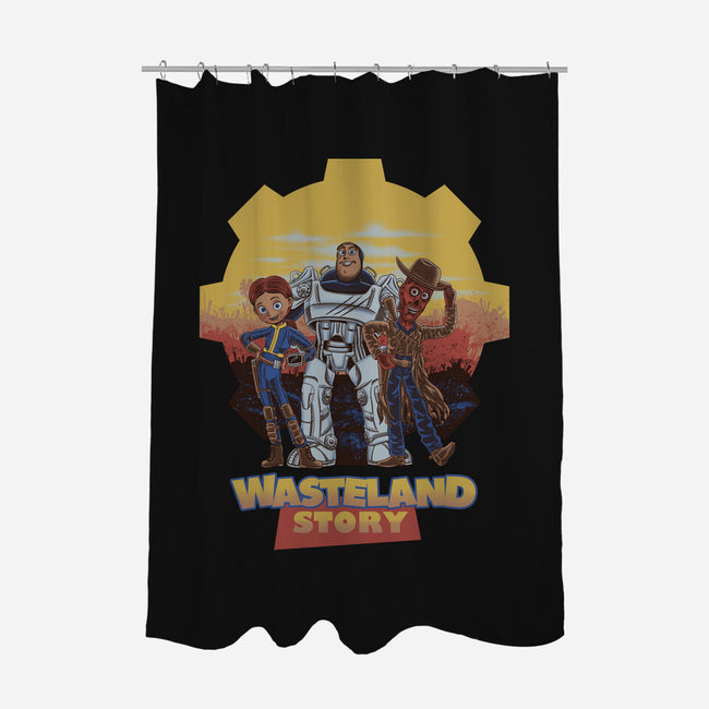 Wasteland Story-None-Polyester-Shower Curtain-rmatix