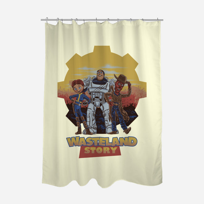 Wasteland Story-None-Polyester-Shower Curtain-rmatix