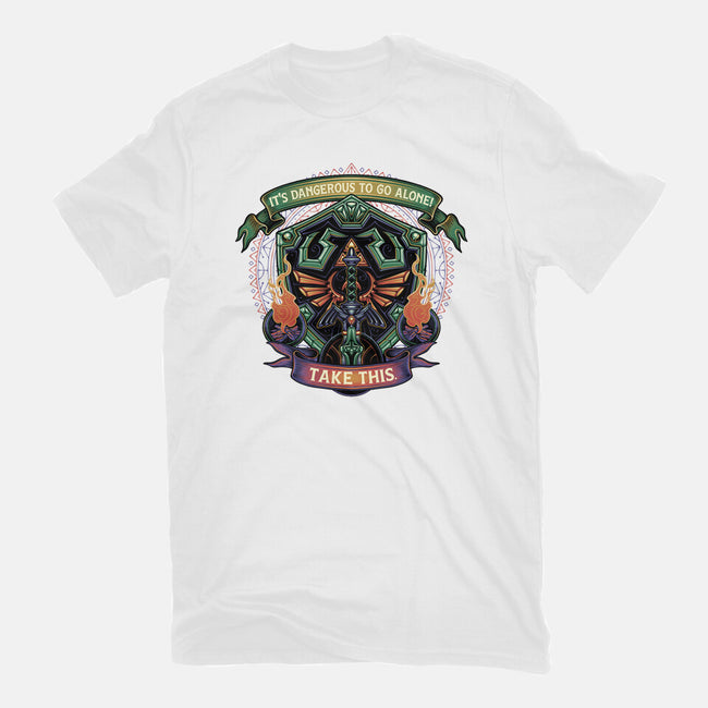 Shield And Sword-Youth-Basic-Tee-glitchygorilla