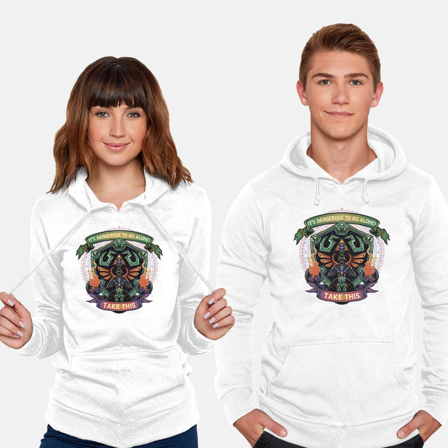 Shield And Sword-Unisex-Pullover-Sweatshirt-glitchygorilla