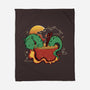 Hot Noodle Kawaii Dragon-None-Fleece-Blanket-tobefonseca