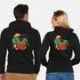 Hot Noodle Kawaii Dragon-Unisex-Zip-Up-Sweatshirt-tobefonseca