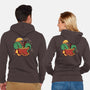 Hot Noodle Kawaii Dragon-Unisex-Zip-Up-Sweatshirt-tobefonseca