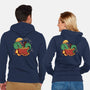 Hot Noodle Kawaii Dragon-Unisex-Zip-Up-Sweatshirt-tobefonseca