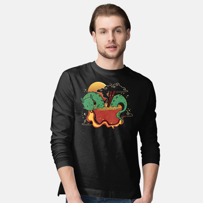 Hot Noodle Kawaii Dragon-Mens-Long Sleeved-Tee-tobefonseca