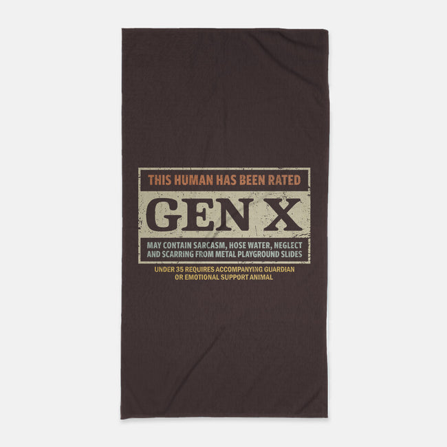 Rated Gen X-None-Beach-Towel-kg07