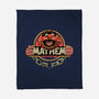 Jurassic Mayhem-None-Fleece-Blanket-retrodivision