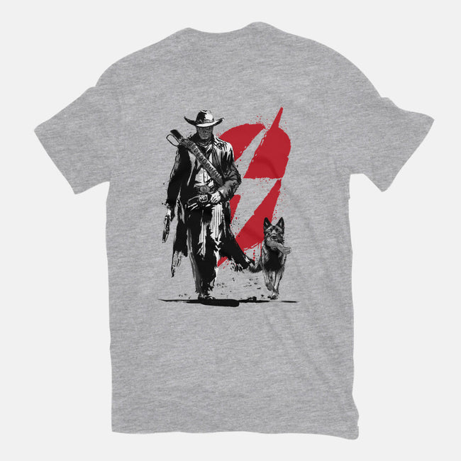 Lone Ghoul And Cub-Mens-Premium-Tee-DrMonekers