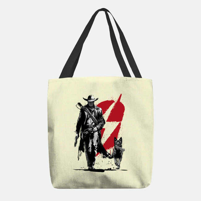 Lone Ghoul And Cub-None-Basic Tote-Bag-DrMonekers