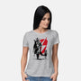 Lone Ghoul And Cub-Womens-Basic-Tee-DrMonekers