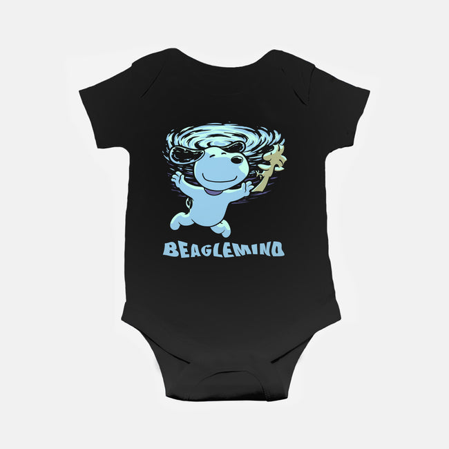 Nevermind Beagle Music-Baby-Basic-Onesie-Studio Mootant