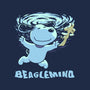 Nevermind Beagle Music-Womens-V-Neck-Tee-Studio Mootant