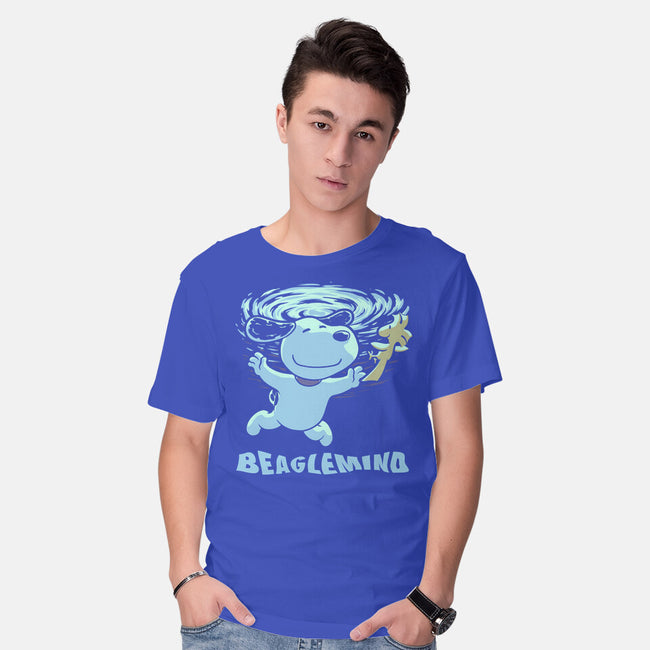 Nevermind Beagle Music-Mens-Basic-Tee-Studio Mootant