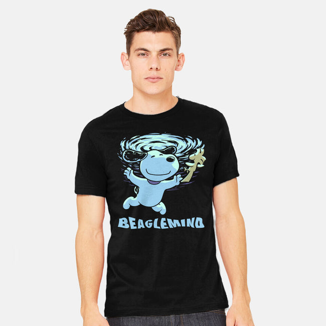 Nevermind Beagle Music-Mens-Heavyweight-Tee-Studio Mootant