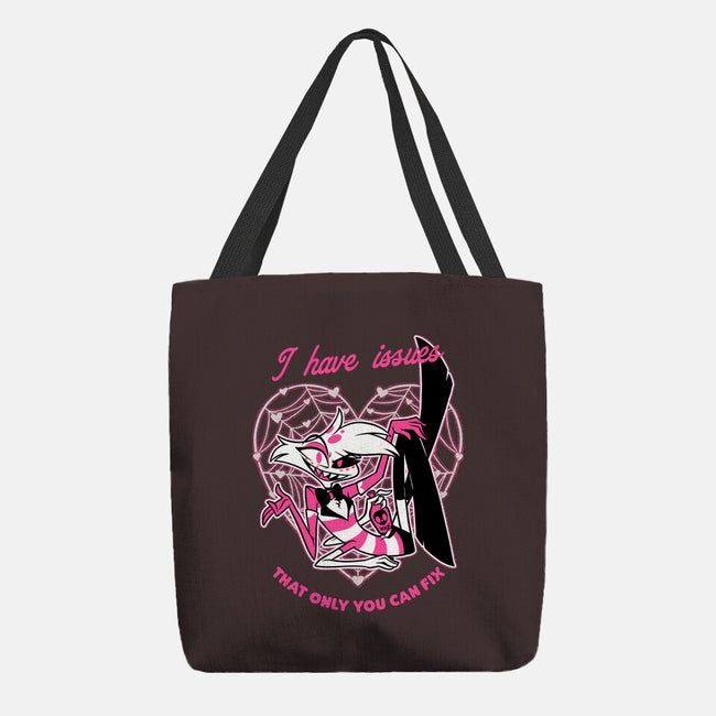 I Have Angel Issues-None-Basic Tote-Bag-Studio Mootant