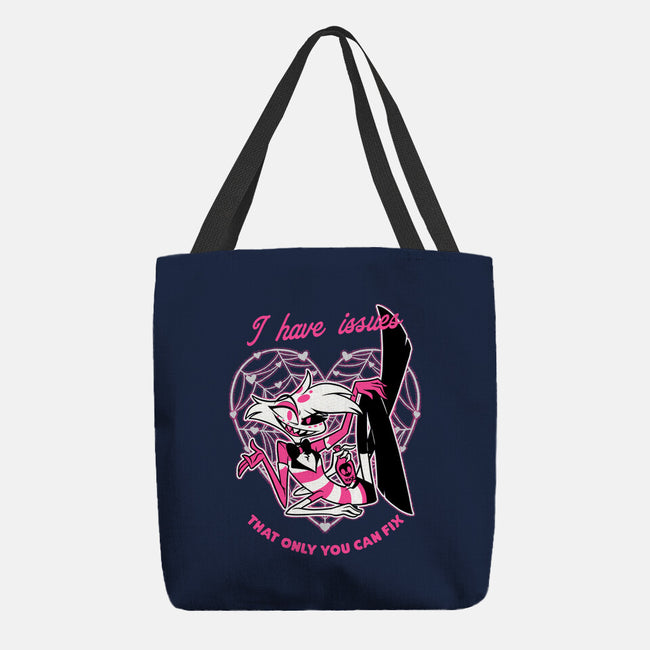 I Have Angel Issues-None-Basic Tote-Bag-Studio Mootant