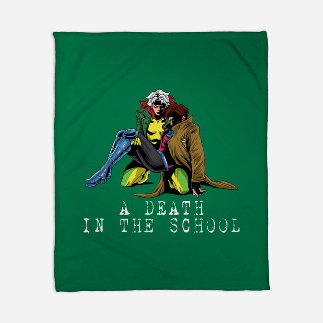 A Death In The School-None-Fleece-Blanket-zascanauta